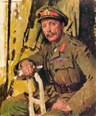 William Orpen Major-General Sir David Watson oil painting picture